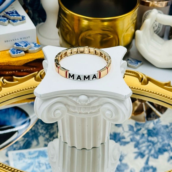 🆕 ROXANNE ASSOULIN 🧿 NWOT Golden MAMA Bracelet Set - Set of 2 - Picture 13 of 14
